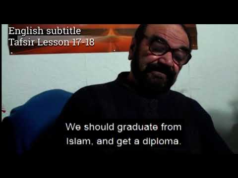 Turkish English Tafsir Lesson 17-18