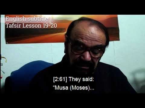 Turkish English Tafsir Lesson 19-20