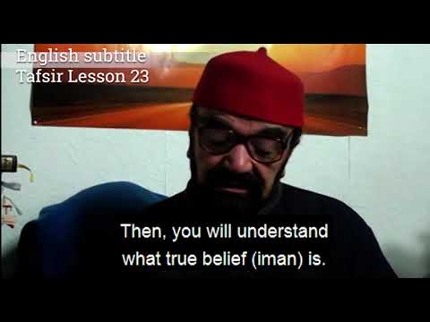 Turkish English Tafsir Lesson 23